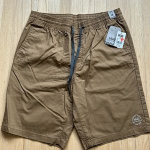 Vans men’s casual shorts, light brown, size medium